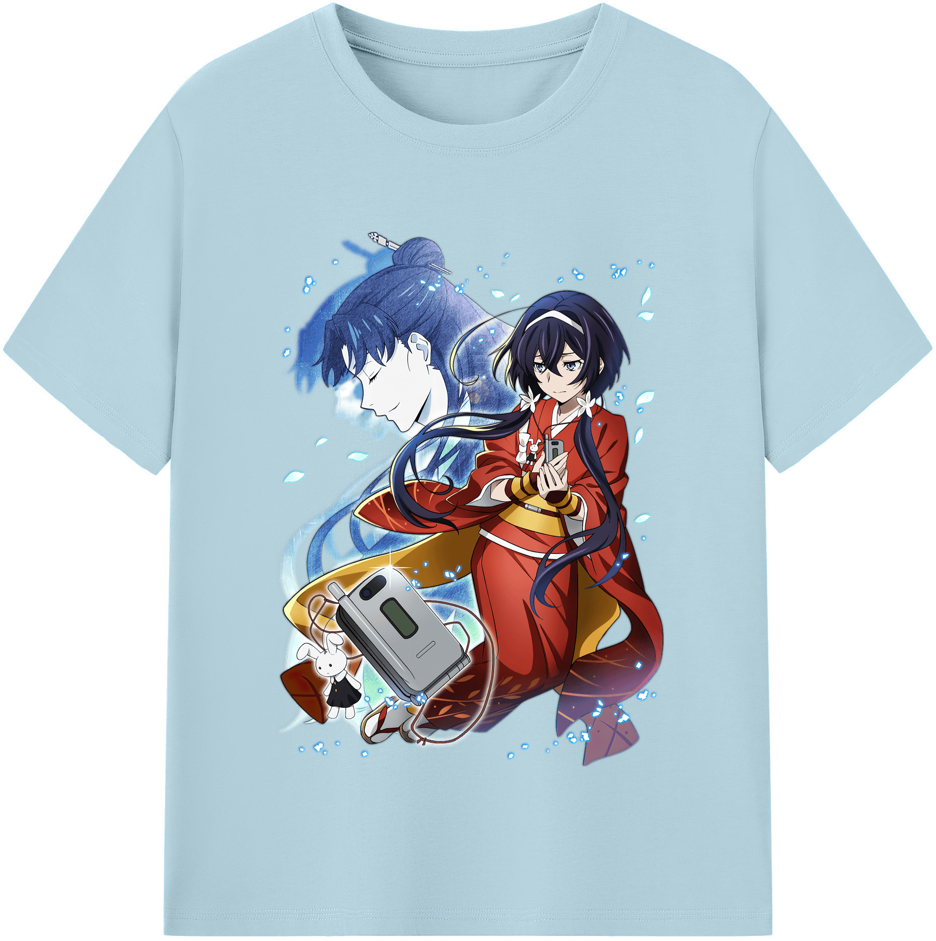 （画像用） 文豪ストレイドッグス Bungo Stray Dogs 綿100％半袖Tシャツ（フロントプリント）